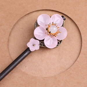 凤仪（饰品）发簪古风发饰钗头簪盘发步摇简约现代木簪头饰品簪子