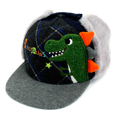 韩国winghouse儿童帽子男潮冬季女童宝宝加绒保暖护耳帽秋鸭舌帽,淘宝优惠券,粉丝福利购,淘宝优惠卷