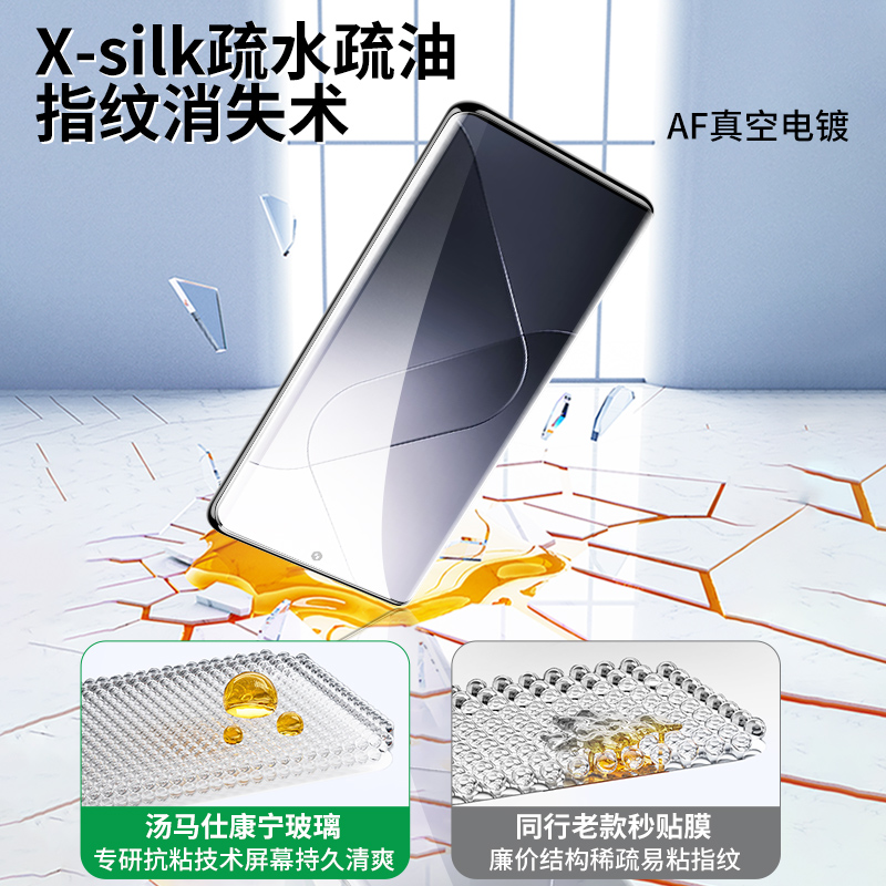 适用小米14pro钢化膜14ultra手机膜新款防尘防爆xiaomi全屏秒贴14por曲屏保护贴膜神器14utrla全覆盖水凝保护 - 图1