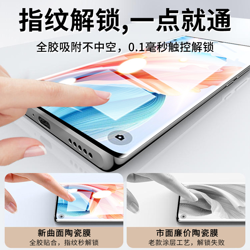适用oppoa2pro钢化膜oppoA2pro手机膜a2陶瓷膜全屏覆盖oppo全胶新款oppa曲面防窥保护opopa全包0pp0a贴膜por - 图2