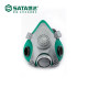 Shida anti-virus, smoke and dust-proof half-face mask fire chemical factory mask face protective spray paint special adult