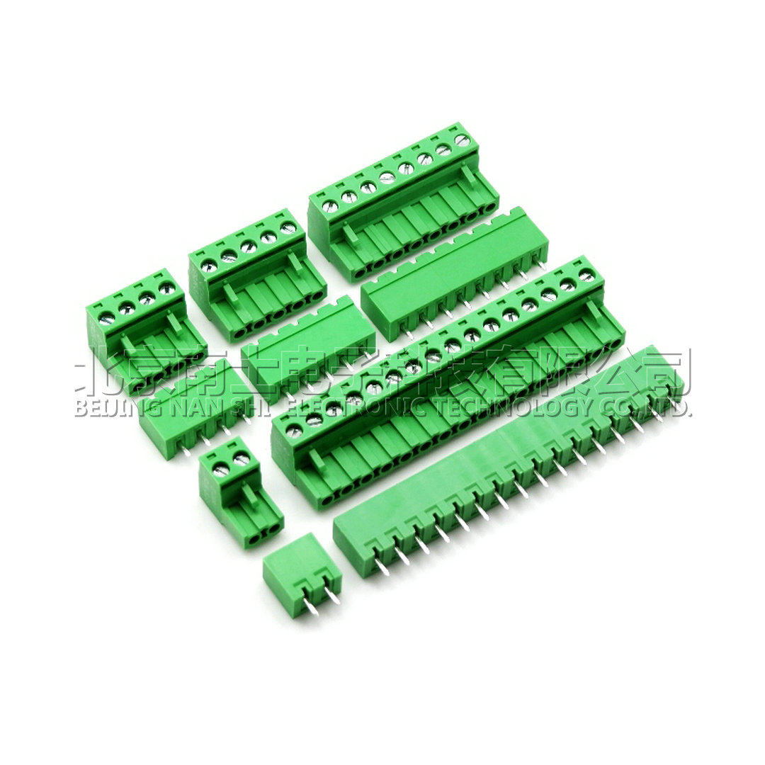 日精2ERJVC 5.08MM插拔式接线端子KF2EDG直针弯针2/3/4/5/6/7-16P_虎窝淘