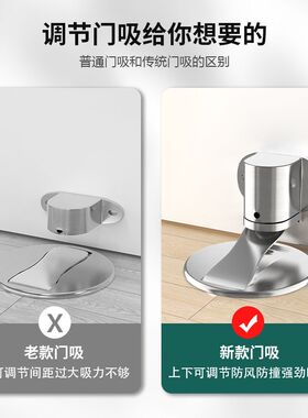 档门防撞门阻器防风创意新款固定器碰门塞免打孔门门卡门吸卫生间