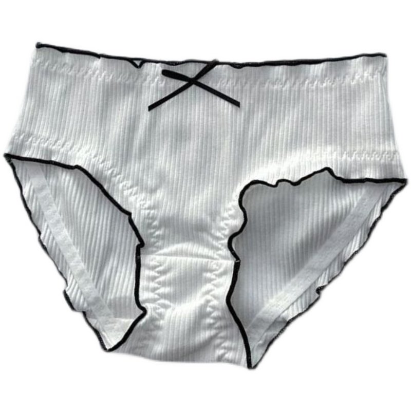 2/3条纯棉内裤女士全棉抗菌无痕少女日系中腰透气学生简约三角裤,淘宝优惠券,粉丝福利购,淘宝优惠卷