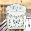 European retro wrought iron mailbox garden wall hanging decoration