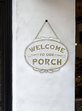 WelcomeToOurPorch装饰挂牌
