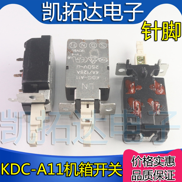 【凯拓达电子】电视机电源开关KDC-A11内簧针脚孔距20MM 配件 - 图0