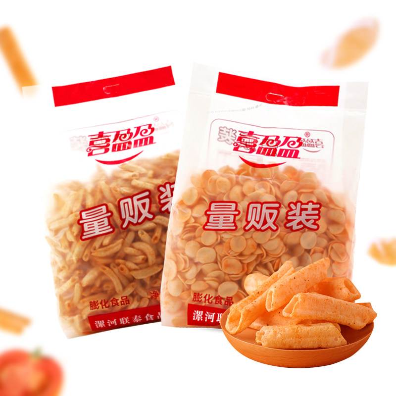 喜盈盈薯片大包超大散装巨型大礼包 喜盈盈膨化食品