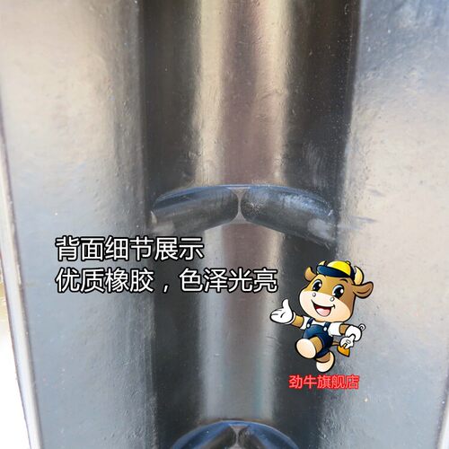 80公分橡胶圆反光护角轮廓标护墙角地下室车库保护停车场防撞条 - 图2