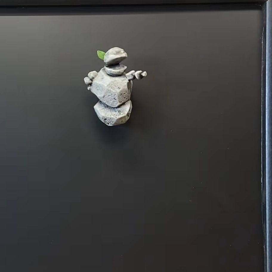 石矶娘娘磁吸冰箱贴手办3d打印分体摆件哪吒2周边小石头玩具模型