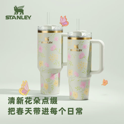 Stanley巨无霸吸管保温保冷杯车载家居时尚大容量新款男女水杯子 - 图3