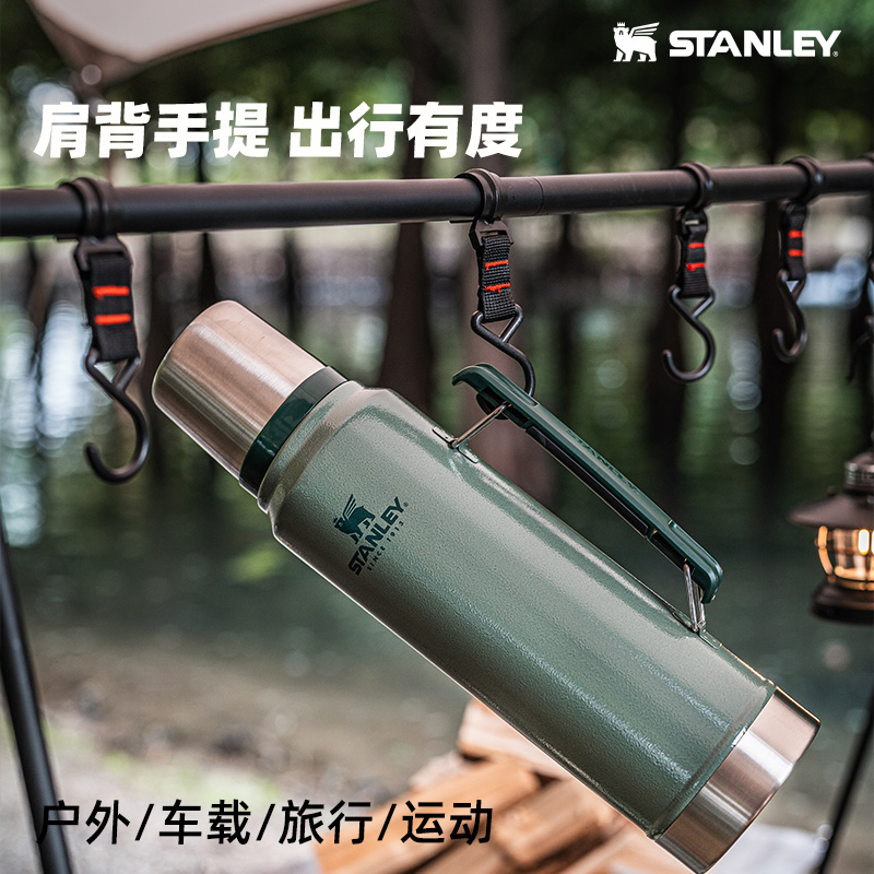 STANLEY保温壶家用大容量不锈钢户外热水瓶便携露营车载旅行水壶 - 图3