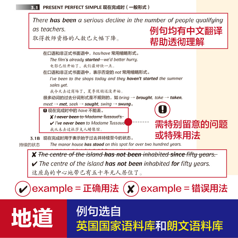 Pearson 朗文新编英语语法 语法讲解 诊断测试 参考答案 朗文原版引进 系统自学语法 高一高二高三适用 华东理工大学出版社 - 图1