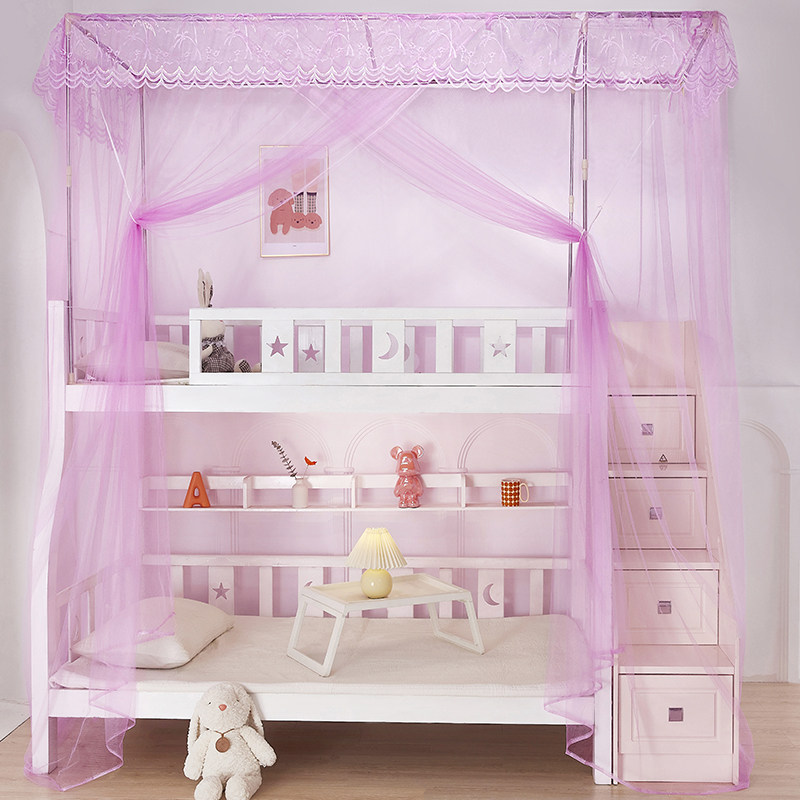 子母床蚊帐一体式加密柜梯双层儿童床梯形家用步梯款高低床上下铺,淘宝优惠券,粉丝福利购,淘宝优惠卷