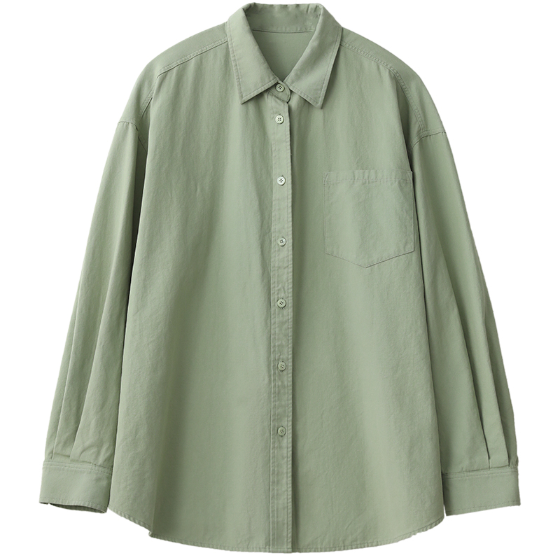 CV大码女装秋款宽松遮肉粉色衬衫女冷淡高级感胖mm显瘦长袖衬衣女,淘宝优惠券,粉丝福利购,淘宝优惠卷