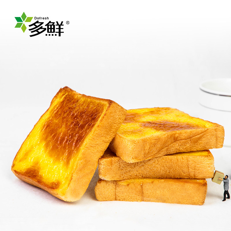 多鲜岩烧乳酪吐司520克整箱面包 多鲜西式糕点