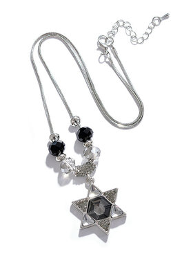 韩国短款星芒项链女人造水晶镶钻