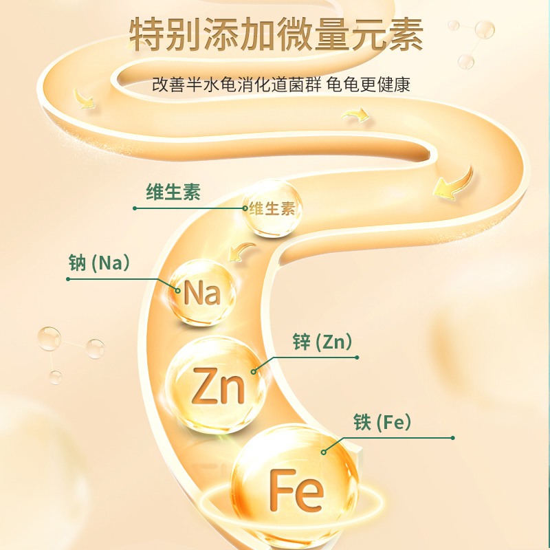 yee半水龟粮乌龟繁育专用中华草龟粮巴西龟饲料黄缘闭壳龟通用粮