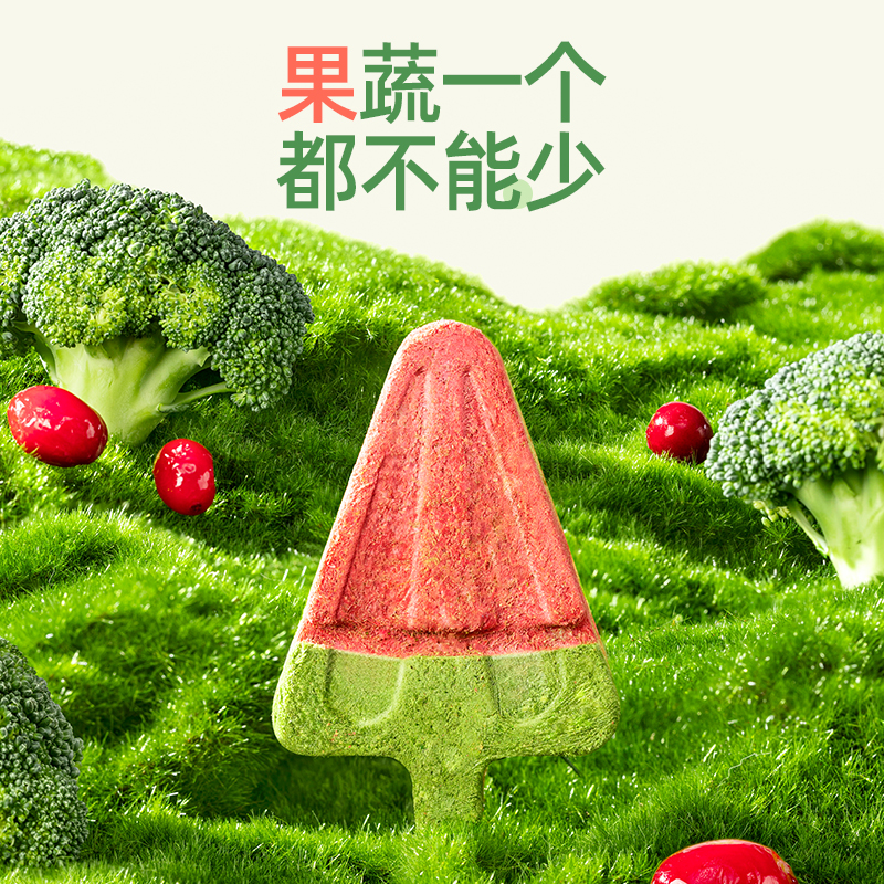 yee仓鼠零食冻干西瓜雪糕金丝熊花枝鼠专用互动饼干造景用品大全 - 图2