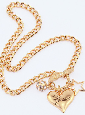 两克拉饰品时尚风桃心手链吊坠