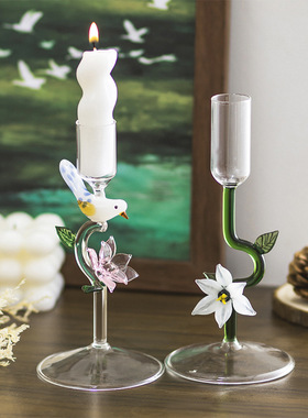 高颜值长枝蜡烛25mm适用烛台摆件