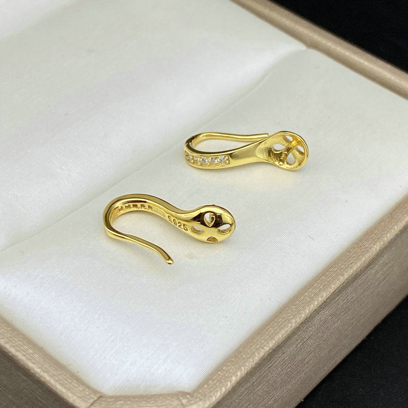 源头工厂s925纯银珍珠耳钩空托配件diy手工耳饰高跟鞋耳环通体银,淘宝优惠券,粉丝福利购,淘宝优惠卷