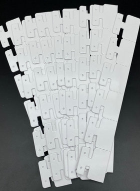 耳钉收纳袋耳环展示白色卡片
