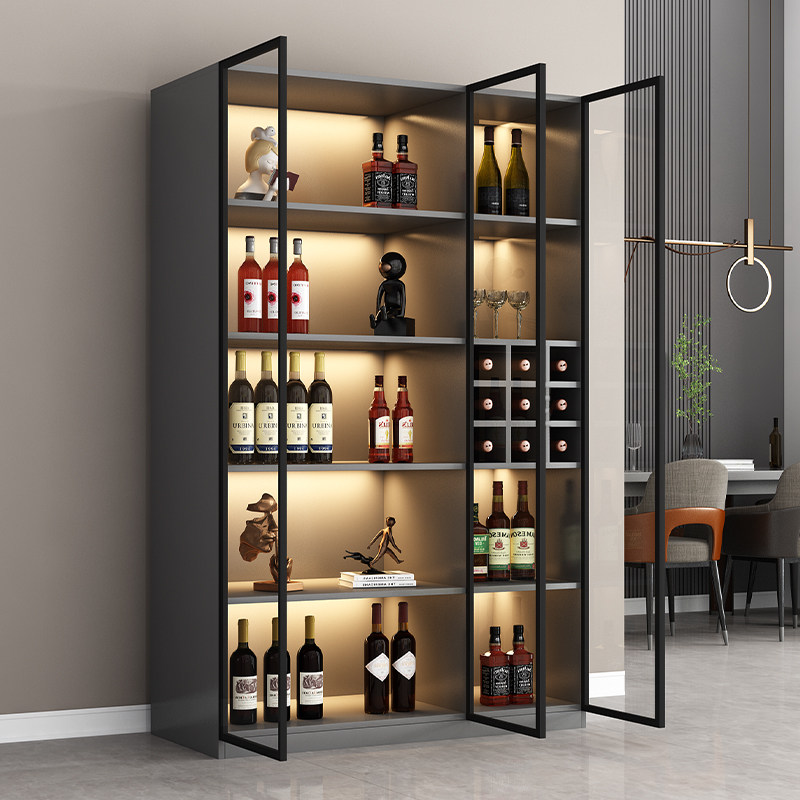 酒柜展示柜家用玻璃酒柜客厅靠墙储物柜定制轻奢置物柜实木餐边柜,淘宝优惠券,粉丝福利购,淘宝优惠卷