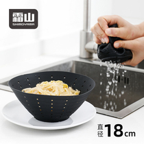 Creamy Mountain Silicone Drain Basket Kitchen Wash of pickles Vegetable Water filtration Bowl Home Folding Water Dumplings Filling of the water