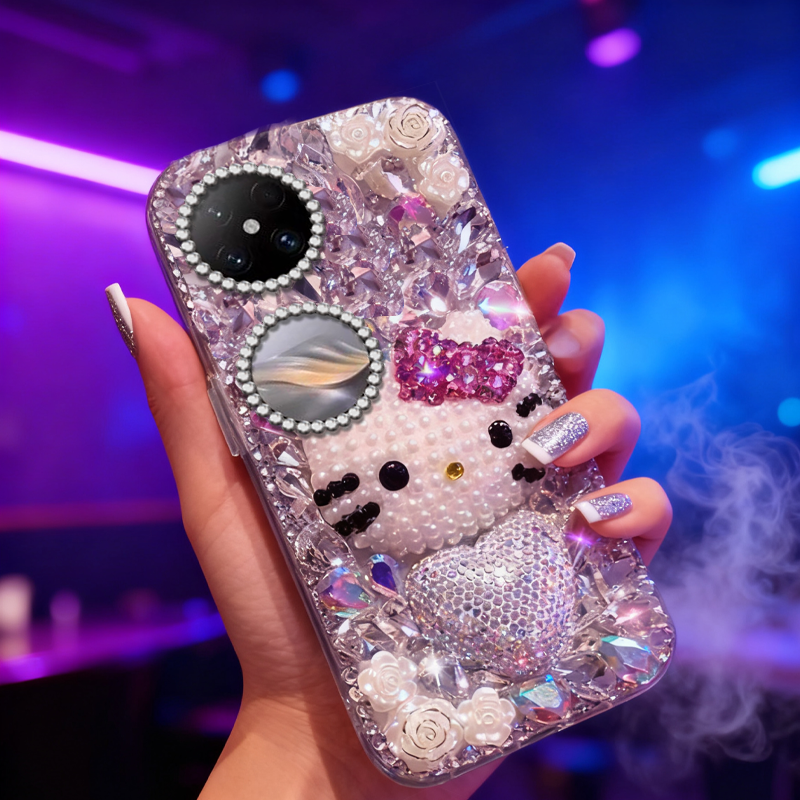 高级满钻奢华折叠适用华为Pocket2手机壳新品Vs2网红X2水钻X5/2026年P50Pocket镶钻X3新款V2至臻版高端VS3 - 图0