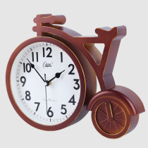 Conbasse Seat Clock Living Room Bedroom Creative Cartoon Bike Table Clock Children Room Silent Clock Table Pendulum