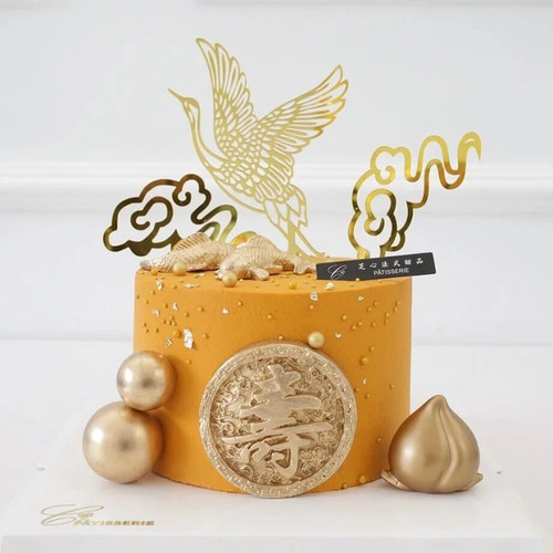 锦鲤鲤鱼金鱼巧克力翻糖硅胶模具中式蛋糕装饰祝寿摆件插件小鲤鱼 - 图1