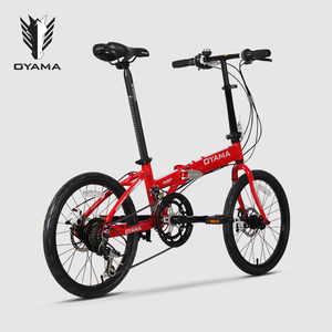 OYAMA欧亚马折叠自行车20寸12速铝合金折叠车架男女款天际M500D