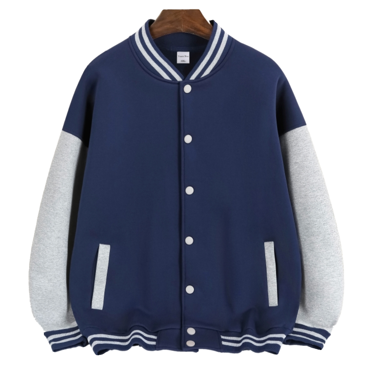 秋冬加绒棒球服广告定制运动服班服外套定制拉链卫衣印字logo工装 - 图3