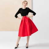 Демисезонное элитное коктейльное банкетное длинное вечернее платье, длина миди