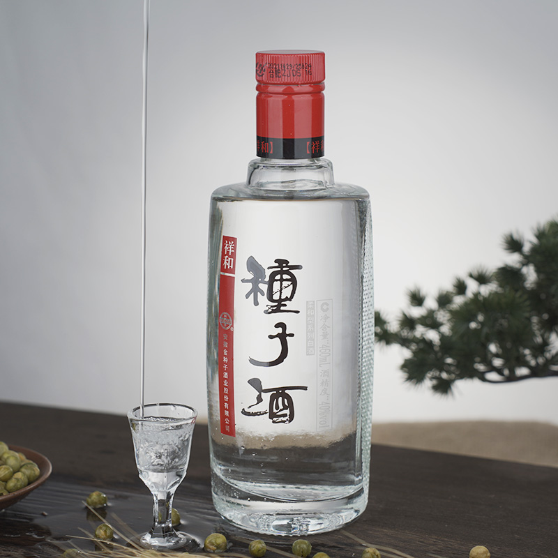 【酒厂自营】金种子祥和种子酒浓香型40度460ml*4瓶整箱纯粮食 - 图2