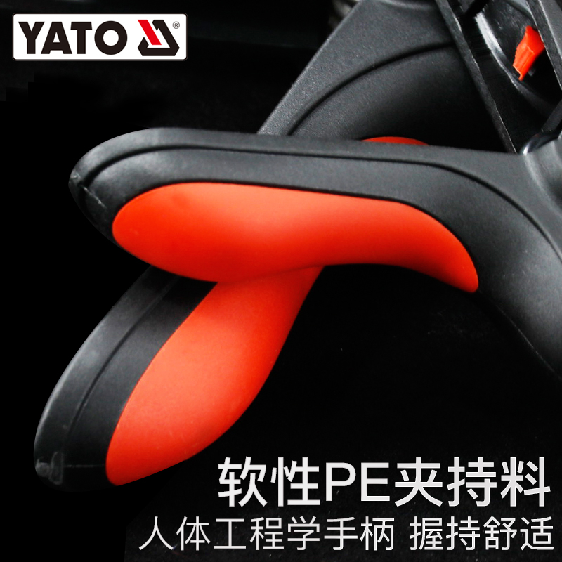 YATO木工夹A字夹强力夹子摄影大力夹固定夹子夹紧器夹石材夹板材 - 图2