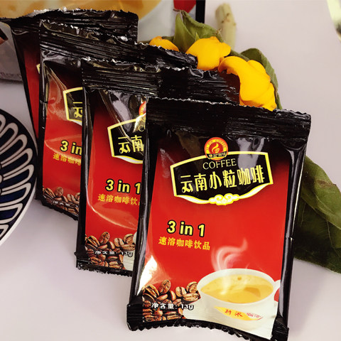 100袋*13g意品特浓速溶三合一奶香云南小粒咖啡650g袋装 - 图1