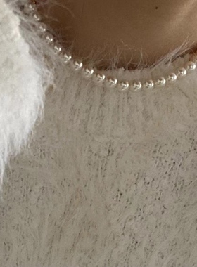 小灯泡韩国ins私藏精致温婉优雅珍珠项链气质简约设计感不掉色