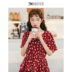Đầm voan chấm bi cổ chữ V 2019 hè mới dành cho nữ dài phần eo retro váy đỏ - váy đầm váy lolita váy đầm