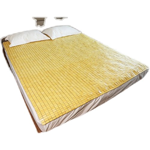 麻将凉席1.8m床竹席折叠麻将席1.5m竹块席1.2米单双人0.9学生宿舍 - 图3