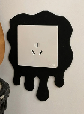POPO猫不织布装饰遮丑插座开关贴