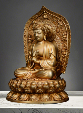 全铜大日如来佛像摆件