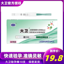 David Pregnancy Test Stick 10 Early Pregnancy Test Paper Stick Pen Early Pregnancy Bar High Precision Pregnancy Precision Woman Pregnancy Preparation