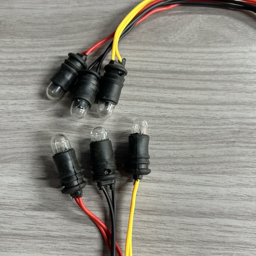 摩托/电动三轮车尾灯三灯六线刹车灯后转弯灯线灯泡后尾灯线灯座 - 图3