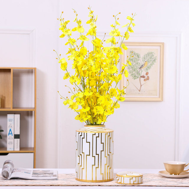 Ceramic storage jar creative gift neoclassical style vase