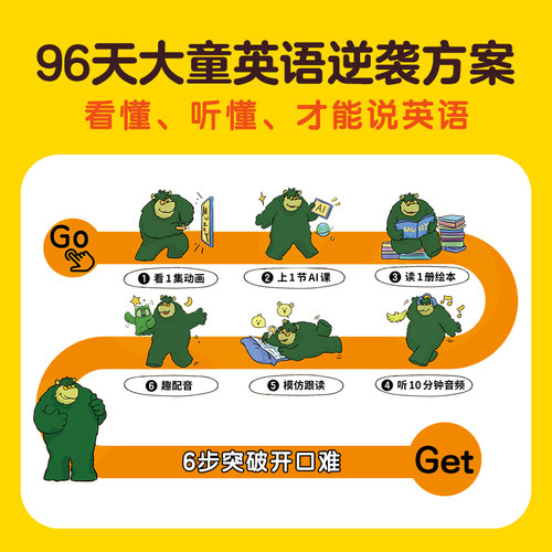 【正版授权含96节AI视频课】点读版Big MUZZY大橙盒说英语全38册大块头玛泽的故事3-6岁大童少儿英语启蒙动画片英语学习课程BBC - 图0