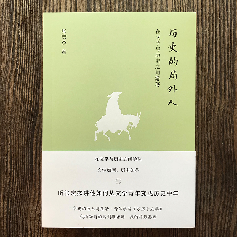 历史的局外人:在文学与历史之间游荡 张宏杰著 文学如酒历史如茶 - 图0