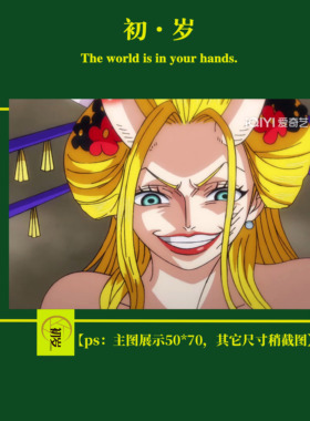 DIY数字油画海贼王和之国动漫环保丙烯颜料简单创意儿童手绘画礼