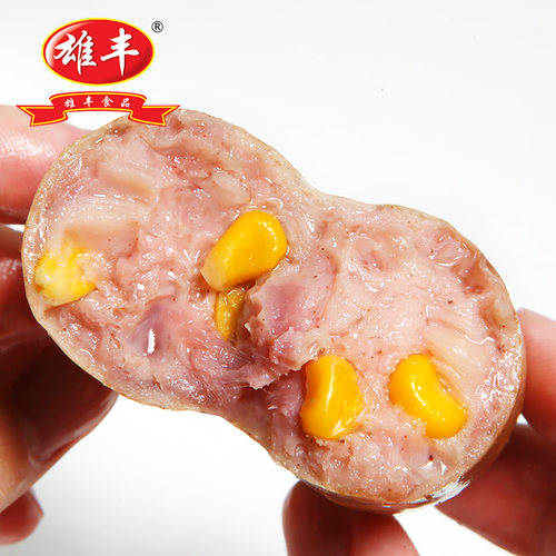 雄丰玉米肠地道肠热狗肠零食香肠美味烤肠烧烤肠餐饮代餐食品厂家 - 图1